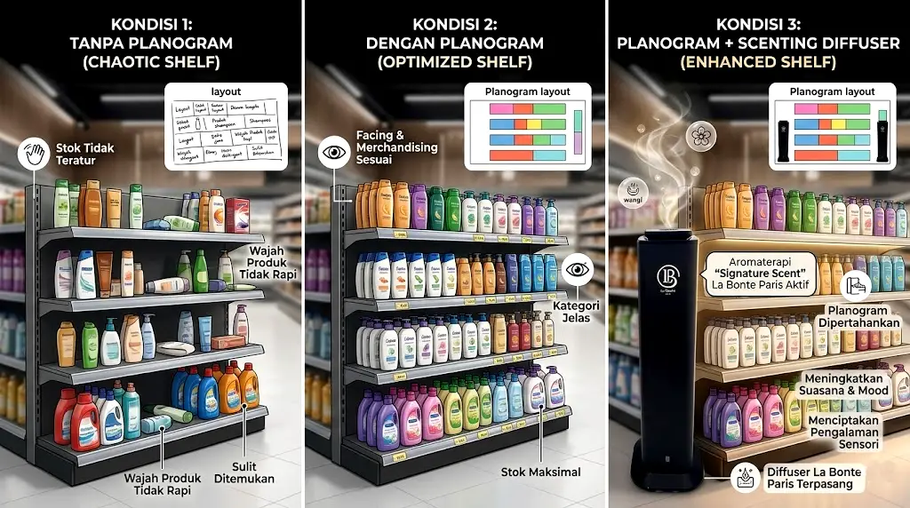 planogram etalase rak toko